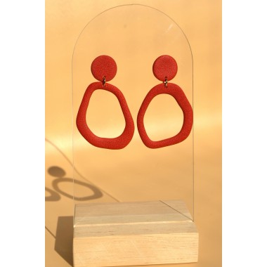 panema | Rote Statement-Ohrringe | Santoclay