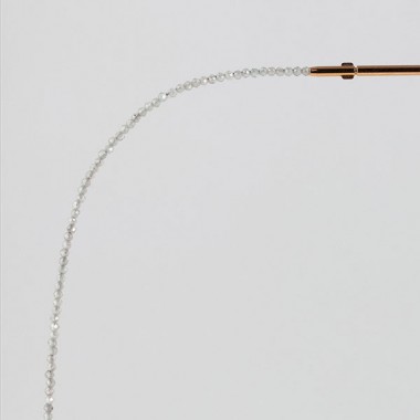 related by objects - fine gem choker - halsreif mit Edelsteinen und goldplattiertem Verschluss