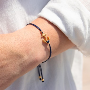 Armband auf Karte - Anker - Du bist mein Anker