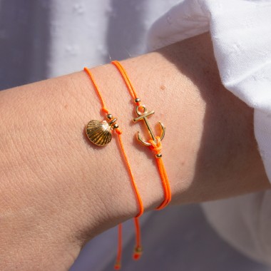 Armband auf Karte - Jakobsmuschel - Ein kleiner Gruß vom Meer