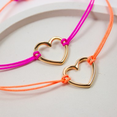 Armband auf Karte - Herz - Liebe