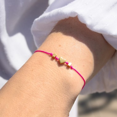 Armband auf Karte - Herz - von Herzen