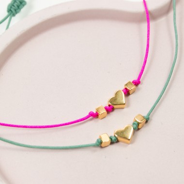 Armband auf Karte - Herz - von Herzen