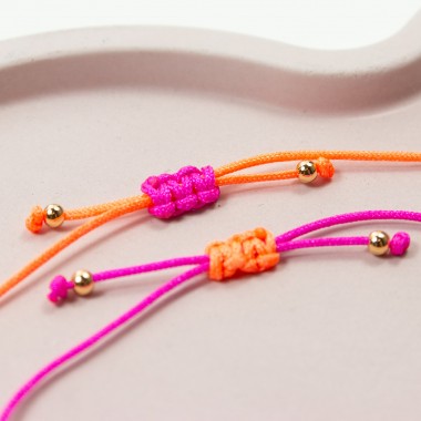 Armband auf Karte - Herzen - eins für dich, eins für mich