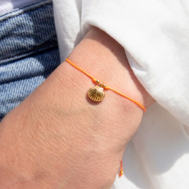 Armband auf Karte - Jakobsmuschel - Ein kleiner Gruß vom Meer