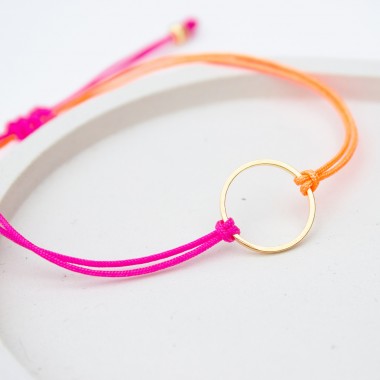 Bow & Hummingbird Armband auf Karte - Ring - Für Dich - 24 Karat vergoldet