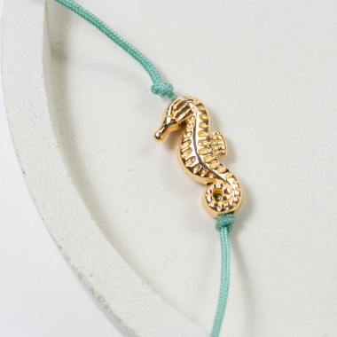 Armband auf Karte - Seepferdchen - Untertauchen
