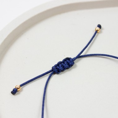 Bow & Hummingbird Armband auf Karte - Koralle - Ein kleiner Gruß vom Meer - 24 Karat vergoldet