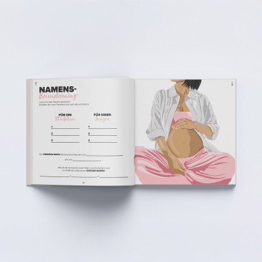 Schwangerschafts-Erinnerungsbuch | Deine Zweisamkeit Schwangerschafts-Erinnerungsbuch | Deine Zweisamkeit