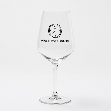 "Half Past Wine" Weinglas by Johanna Schwarzer × selekkt