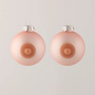 The Holy Nipple Weihnachtskugeln (2er-Set) - rrudi