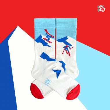 Skifahrer Socken von Offbeat