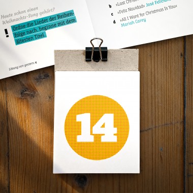 Knobel-Büro-Adventskalender // sperlingB.design