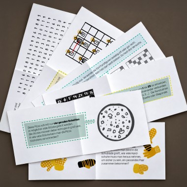 Knobel-Wochenkalender 2027 – 52 Rätsel, Sudokus, Logikaufgaben & Suchbilder // sperlingb.design