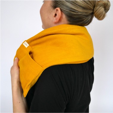 Wärmekissen "Mustard Hot Cordie" mit waschbarem Bezug von stop!t