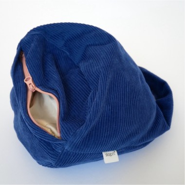 Türstopper "Cobalt Cordulino" mit waschbarem Bezug von stop!t