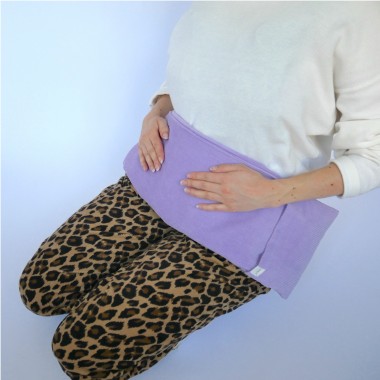 Wärmekissen lila "Hot Cordie Lilac Tree" mit waschbarem Bezug von stop!t