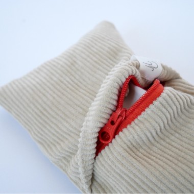 Zugluftstopper "Cordula Cream" mit waschbarem Bezug von stop!t