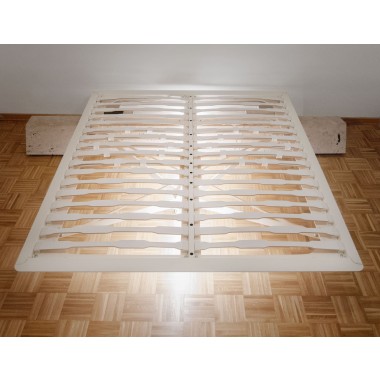 Das Architektenbett - in balance auf Naturstein-Block für Matratzen mit 180 cm x 200 cm