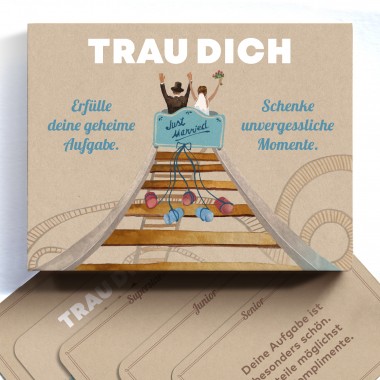 Hochzeitsspiel Pack 1 - 240 Chaoskarten Aufgaben für eine unvergessliche Hochzeit