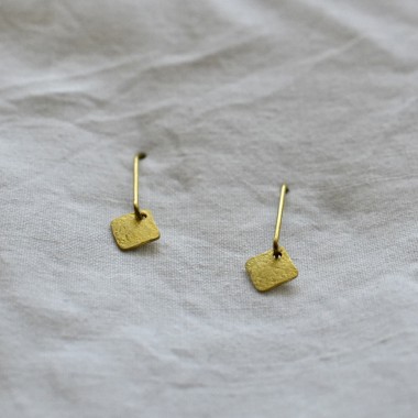 Gudbling // Kleine minimalistische Quadrat Ohrhänger