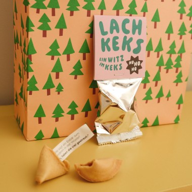 Lachkeks | Ein weihnachtlicher Witz im Keks | 24 Stück | Adventskalender | tinyday