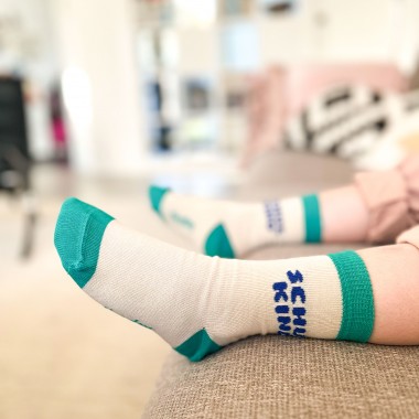 tinyday - Schulkind-Socken | blau - Kindersocken - Einschulung