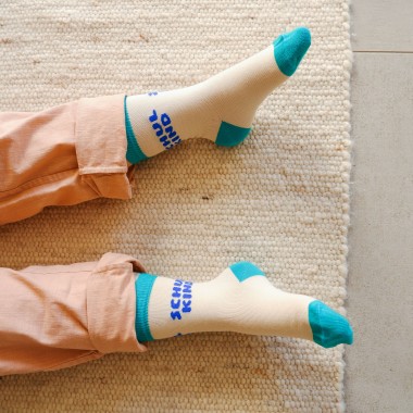 tinyday - Schulkind-Socken | blau - Kindersocken - Einschulung