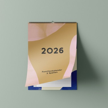 tinyday . Familienkalender 2026 A3 | 2 – 6 Spalten wählbar | Familienplaner Wandkalender | Recyclingpapier | Familien-Organizer