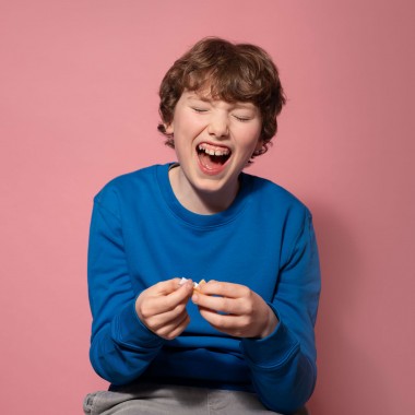 tinyday . Lachkeks . Ein Witz im Keks . Einzelkeks