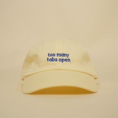 annieannie cap - too many tabs open gelb