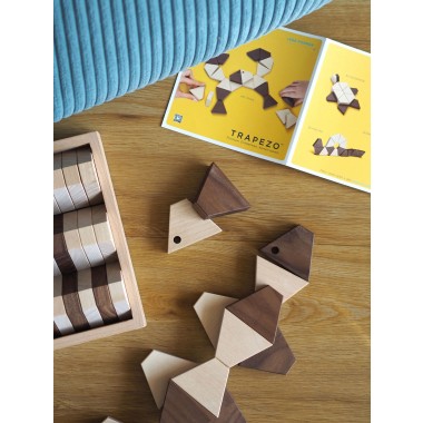 TRAPEZO (Starter Set) - Kreative Holzbausteine zum Stapeln & Balancieren