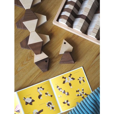 TRAPEZO (Starter Set) - Kreative Holzbausteine zum Stapeln & Balancieren