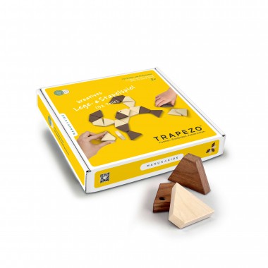 TRAPEZO - Kreative Holzbausteine zum Legen, Stapeln & Balancieren