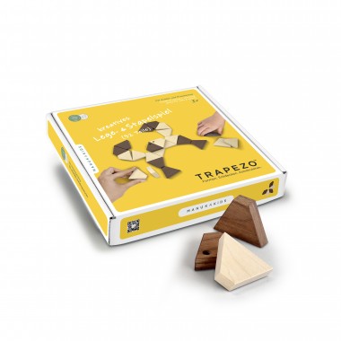 TRAPEZO - Kreative Holzbausteine zum Legen, Stapeln & Balancieren