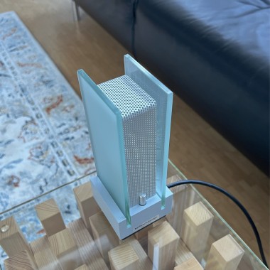 Keilbach Tischleuchte "twix", 8 x 8 x 20 cm, incl. LED Leuchtmittel, CE-geprüft