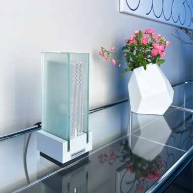 Keilbach Tischleuchte "twix", 8 x 8 x 20 cm, incl. LED Leuchtmittel, CE-geprüft