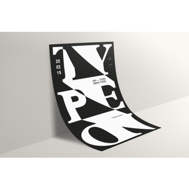 hinzkunst Plakat „On Type | Open Type“ DIN A1