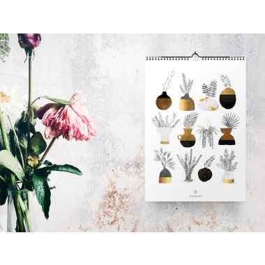 typealive / Wandkalender DIN A4 / Urban Vases 2020