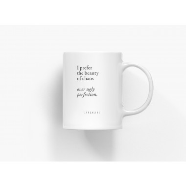 typealive / Tasse aus Keramik / Chaos