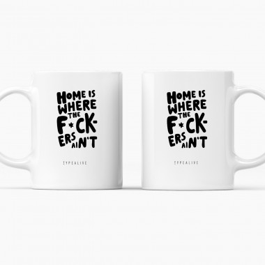 typealive / Tasse aus Keramik / Home Is Where
