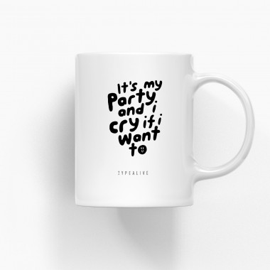 typealive / Tasse aus Keramik / It's My Party