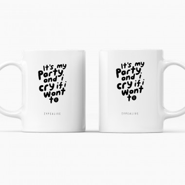 typealive / Tasse aus Keramik / It's My Party