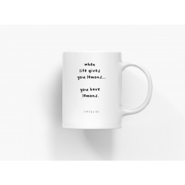 typealive / Tasse aus Keramik / Lemons