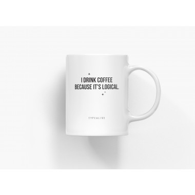 typealive / Tasse aus Keramik / Logical