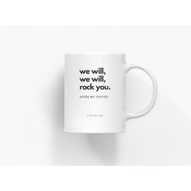 typealive / Tasse aus Keramik / Rock You