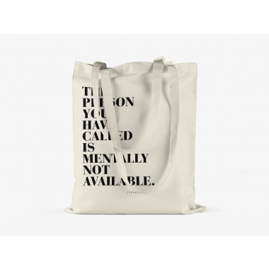 typealive / Baumwolltasche / Available / Natur
