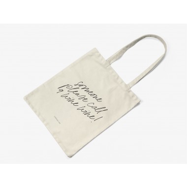 typealive / Baumwolltasche / Call 9 Wine Wine