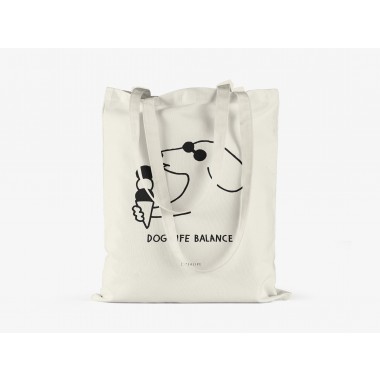 typealive / Baumwolltasche / Dog Life Balance