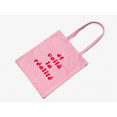 typealive / Baumwolltasche / Réalité / Pink